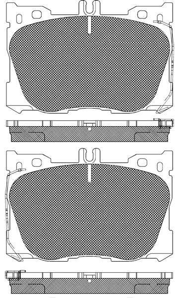 Brake Pad Set, disc brake (20303)