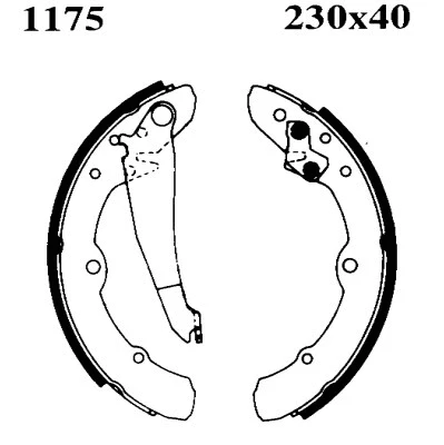 Brake Shoe Set (01175)