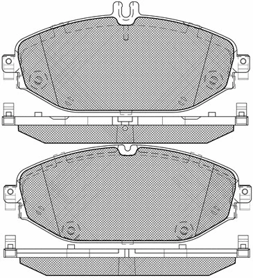 Brake Pad Set, disc brake (20194)