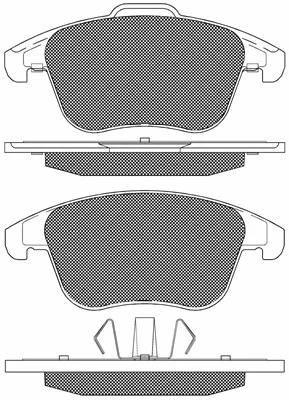 Brake Pad Set, disc brake (20295)