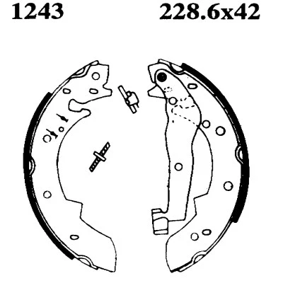 Brake Kit, drum brake (7138)