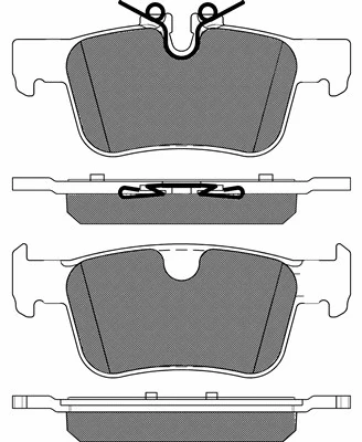 Brake Pad Set, disc brake (20215)