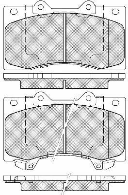Brake Pad Set, disc brake (20084)