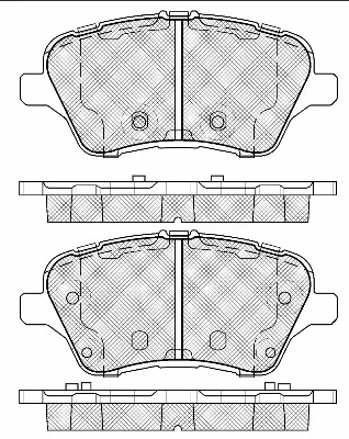 Brake Pad Set, disc brake (20036)
