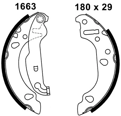 Brake Kit, drum brake (7419)