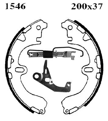Brake Shoe Set (06366X)