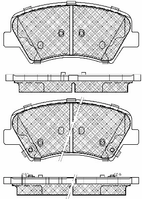 Brake Pad Set, disc brake (20047)