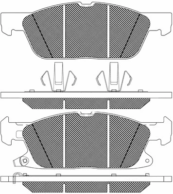 Brake Pad Set, disc brake (20179)