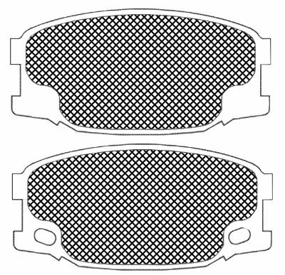 Brake Pad Set, disc brake (20079)