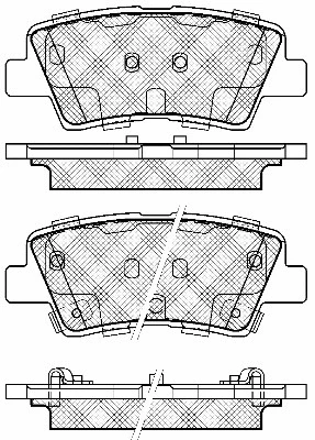 Brake Pad Set, disc brake (20048)