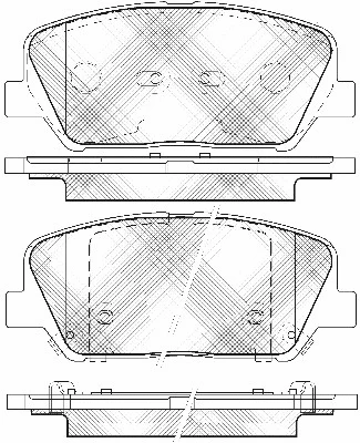 Brake Pad Set, disc brake (20121)