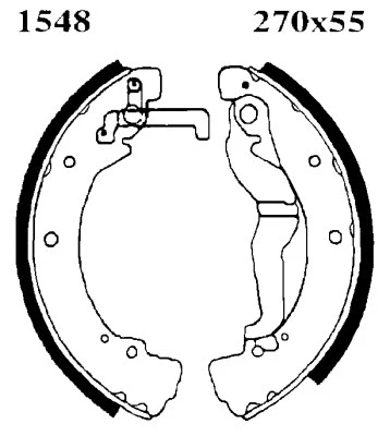 Brake Shoe Set (01548)