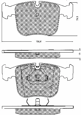 Brake Pad Set, disc brake (10561)