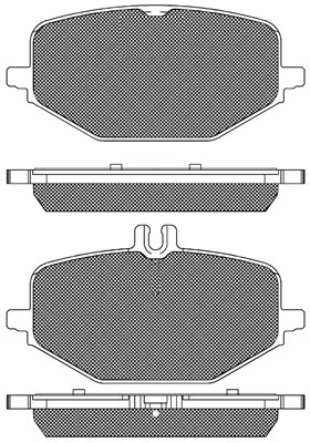 Brake Pad Set, disc brake (20274)