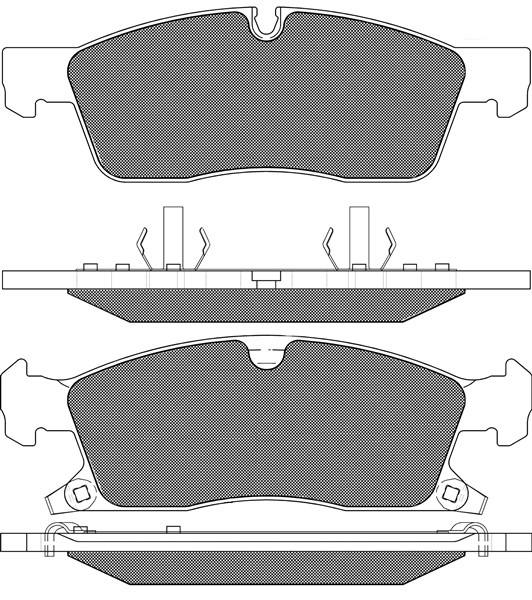 Brake Pad Set, disc brake (20318)