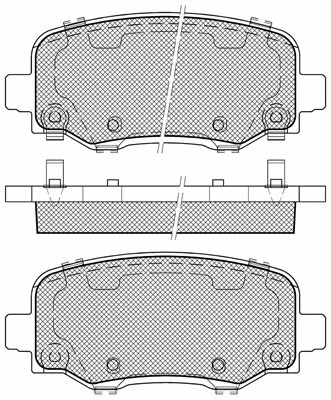 Brake Pad Set, disc brake (20173)