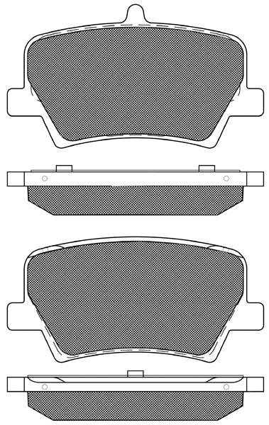 Brake Pad Set, disc brake (20328)