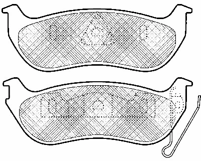 Brake Pad Set, disc brake (10991)