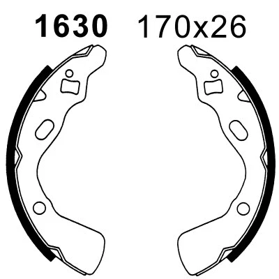 Brake Shoe Set (01630)