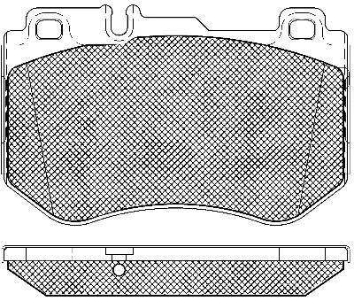 Brake Pad Set, disc brake (20125)