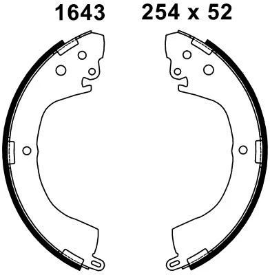 Brake Shoe Set (01643)