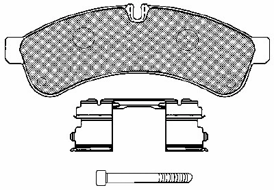 Brake Pad Set, disc brake (10892)