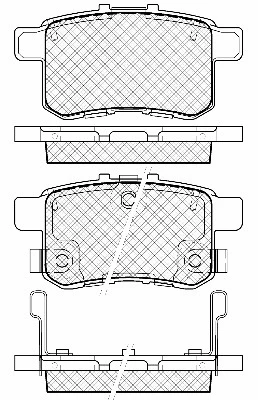 Brake Pad Set, disc brake (20041)