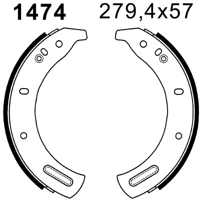 Brake Kit, drum brake (6236)