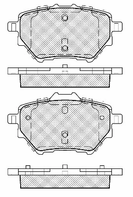 Brake Pad Set, disc brake (20026)