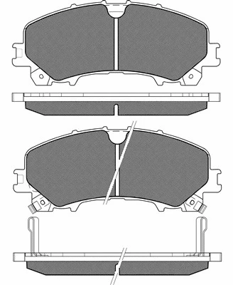 Brake Pad Set, disc brake (20224)