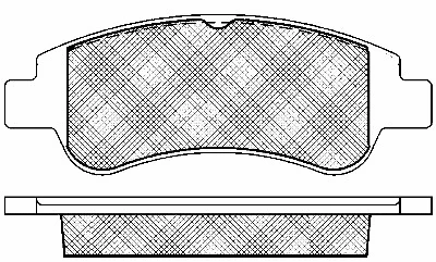 Brake Pad Set, disc brake (10962)