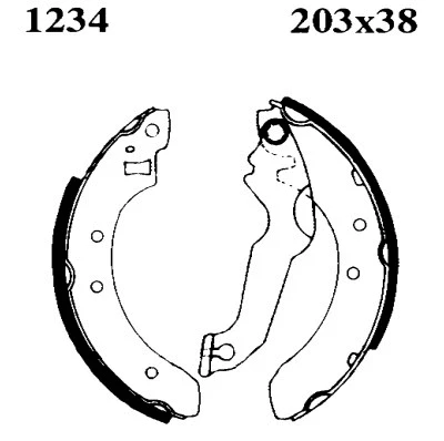 Brake Kit, drum brake (6159)