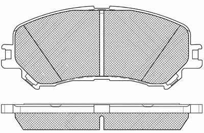Brake Pad Set, disc brake (20199)