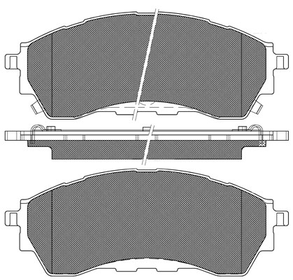 Brake Pad Set, disc brake (20314)