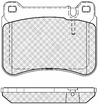 Brake Pad Set, disc brake (20075)
