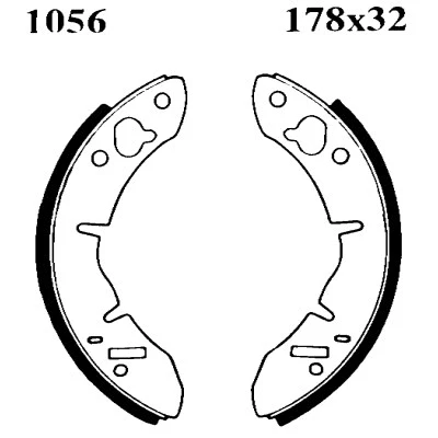 Brake Shoe Set (01056)