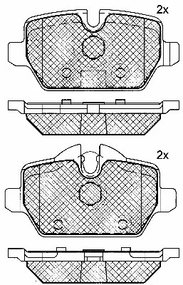Brake Pad Set, disc brake (10782)