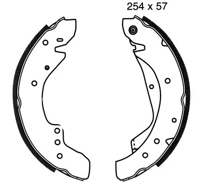 Brake Kit, drum brake (7341)