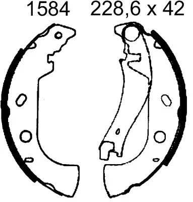 Brake Kit, drum brake (7521)