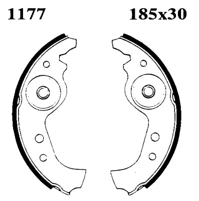 Brake Shoe Set (01177)
