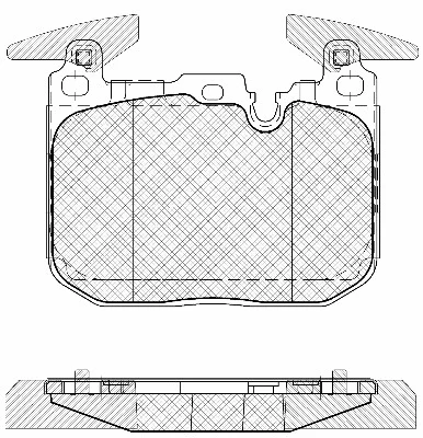 Brake Pad Set, disc brake (20130)