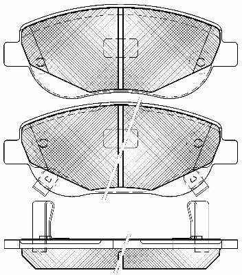Brake Pad Set, disc brake (20098)