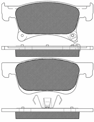 Brake Pad Set, disc brake (20181)