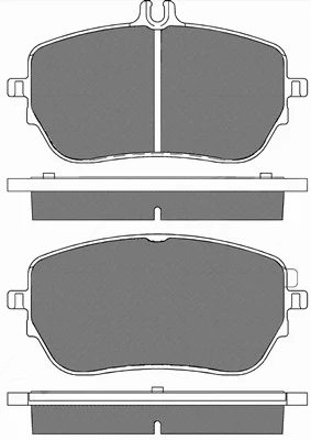 Brake Pad Set, disc brake (20256)