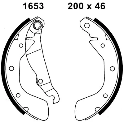 Brake Kit, drum brake (6414)