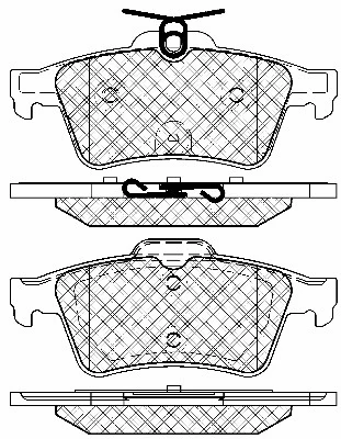 Brake Pad Set, disc brake (10985)