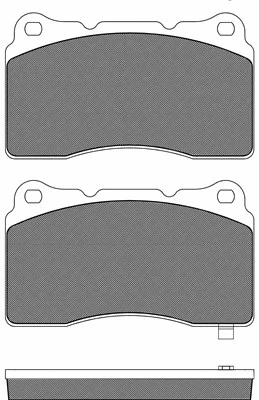 Brake Pad Set, disc brake (20268)