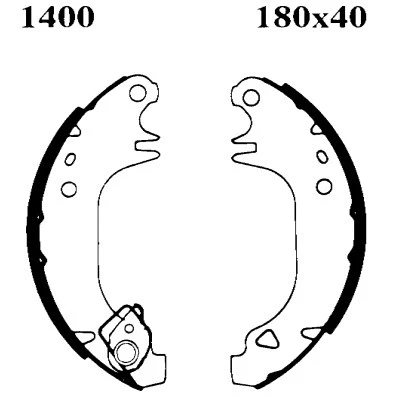 Brake Kit, drum brake (7036)