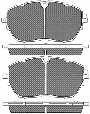 Brake Pad Set, disc brake (20247)