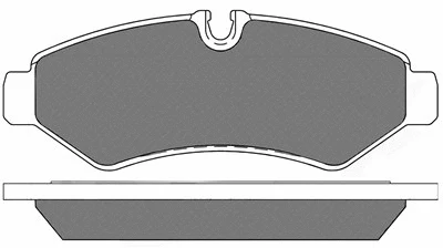 Brake Pad Set, disc brake (20257)